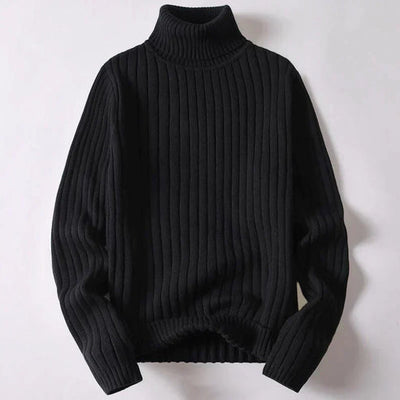 Herren-rollkragenpullover aus merinowolle - Wyatt