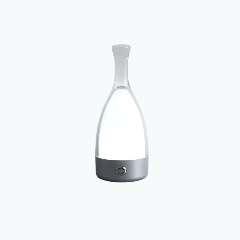 LED Tischlampe in Flaschenform – Wiederaufladbare Designleuchte
