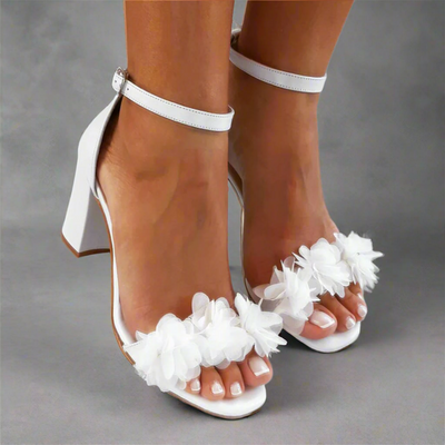 Roselia | Offene Sandalen mit Knöchelschnalle