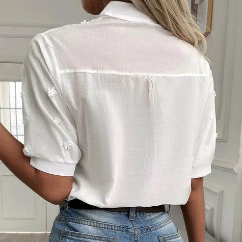 Katrin | weiße modebluse – für damen