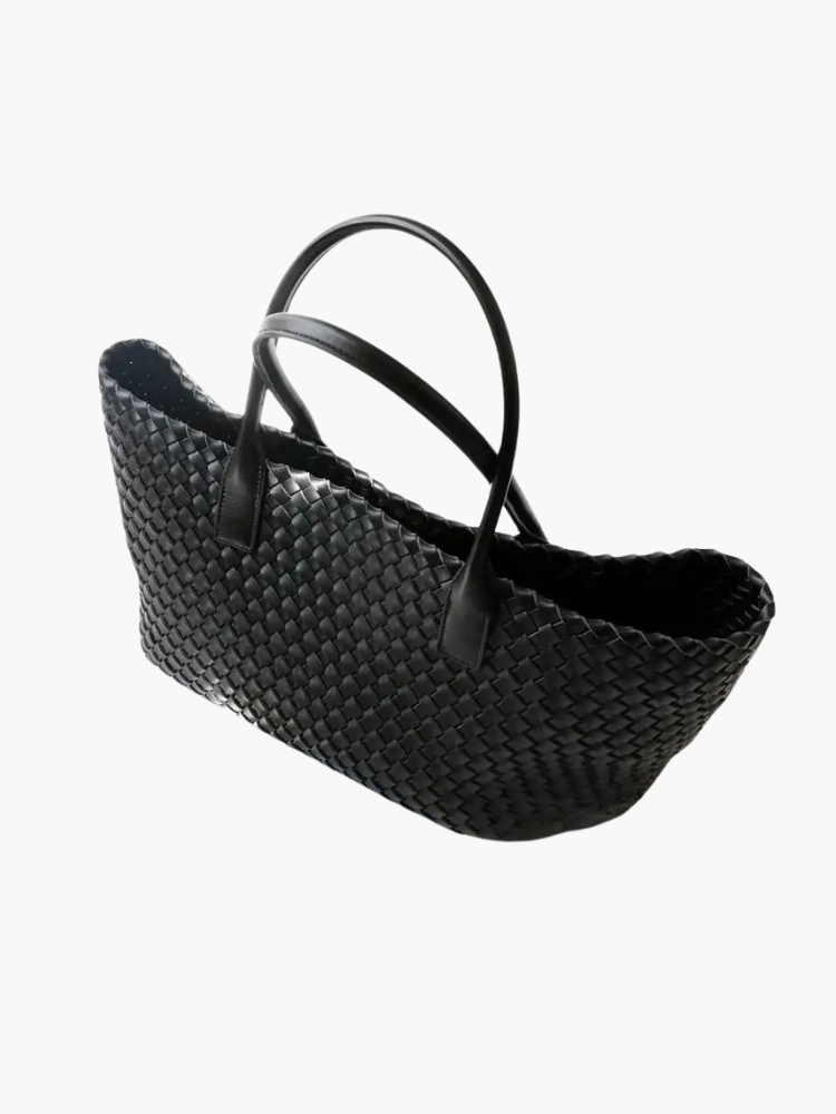 Celine | Luxuriöse Handtasche aus echtem Leder in Caramelbraun