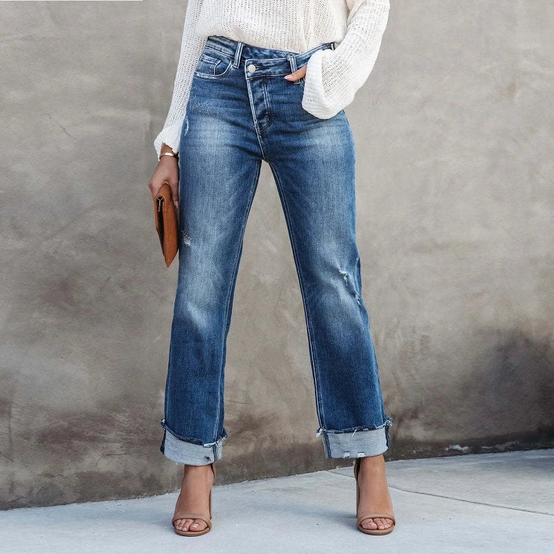 Naomi - Elegante, Taillierte Denim-Jeans für Damen