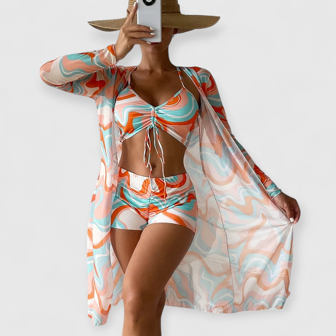 Inez | Bikini mit hohem Bund und drei Teilen