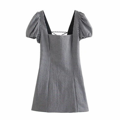 Melisandra – Baumwoll-Gingham-Kleid
