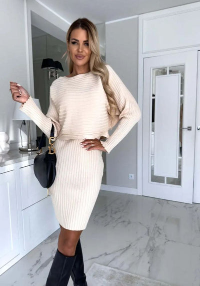 ELENA KLEID & PULLOVER SET