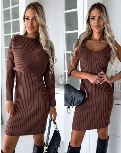 ELENA KLEID & PULLOVER SET