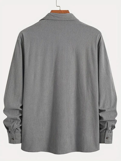 Rickey - Lässiges Cord-Hemd Mit Knopfleiste