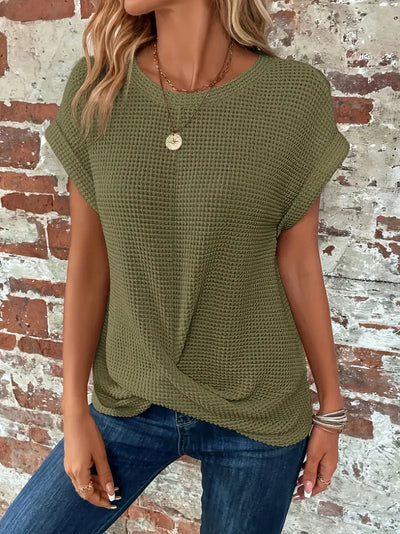 Selina – Leichtes Waffelstricktop