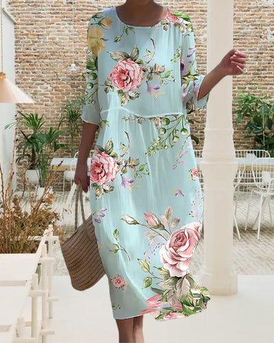 MARTHA - ELEGANTES BLUMENKLEID