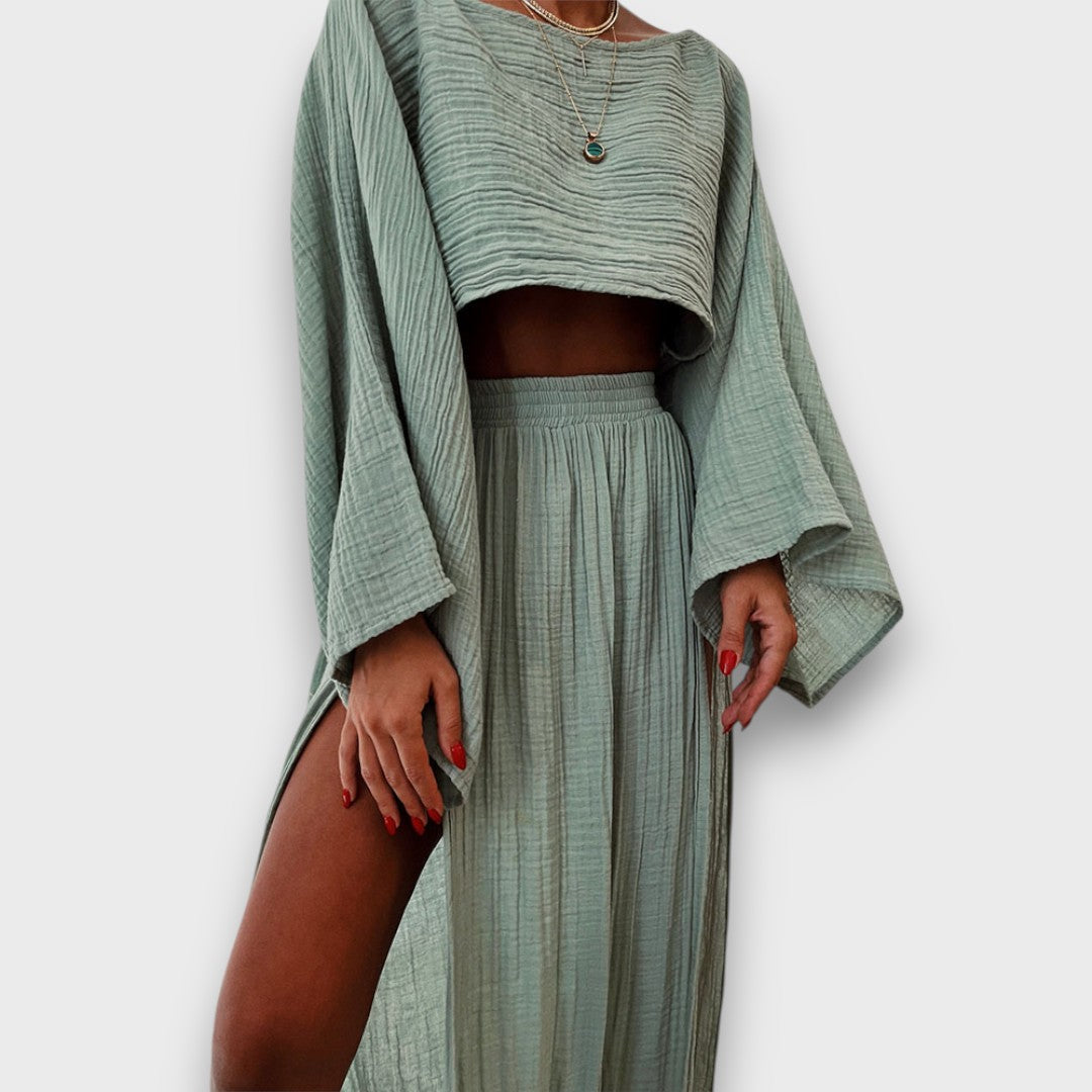 Elise – Lockeres Leinen-Set