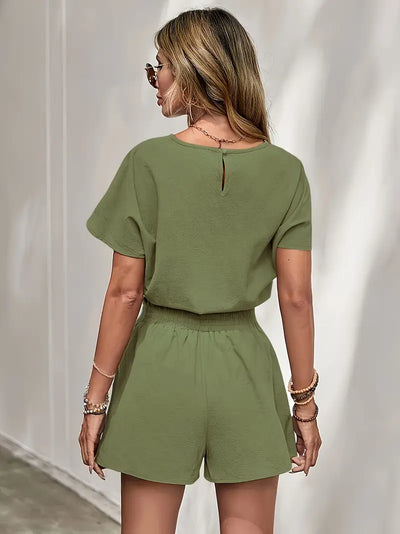 Aminna – Elegantes Top- und Shorts-Set