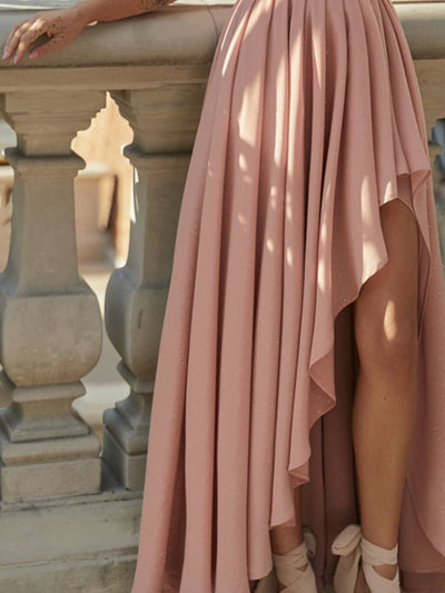 Novella | Anmutiges Drapieren Damen Abendkleid