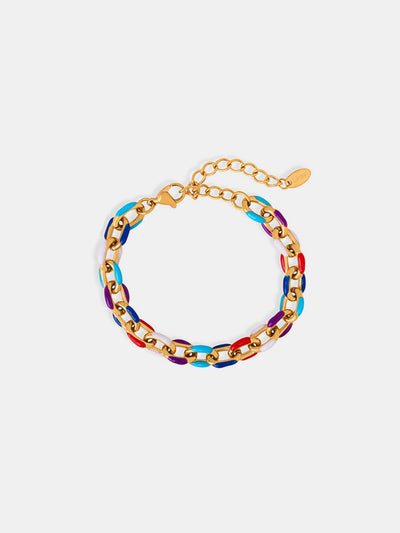 Titanium Steel Oil Drip Chain Bracelet