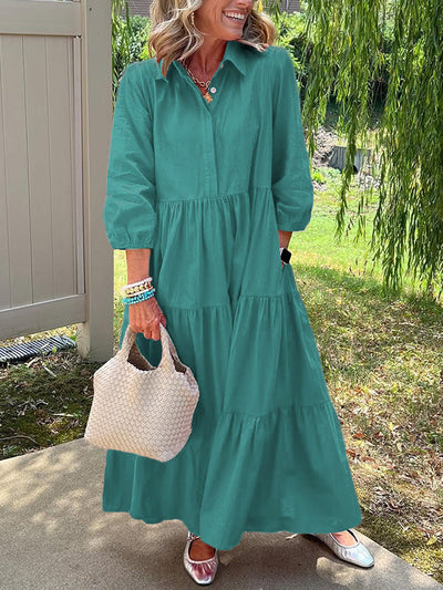 Amara | Maxi Kleid aus Baumwolle für den Alltag