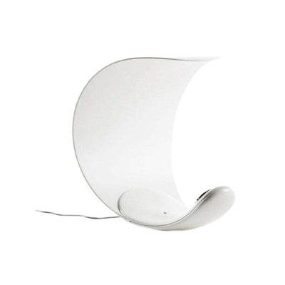 Designer Tischlampe „Halbmond“ – Modernes LED-Lichtobjekt im Mond-Design
