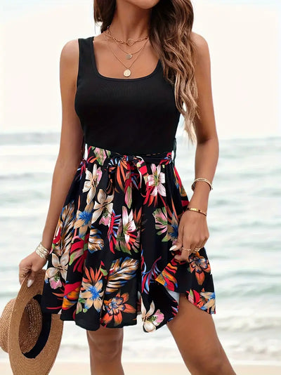 Lirio – Geblümtes Strickkleid