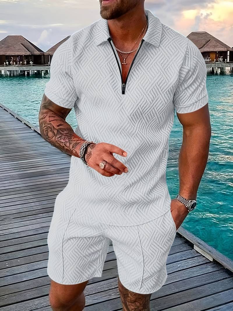 Giosuè | Müheloser Streetwear Herren 2-Teiliges Set