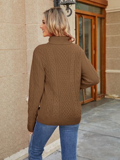 Klassischer Rollkragenpullover für Damen
