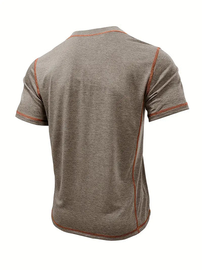 Orazio - Kurzarm T Hemd Mit Knopf