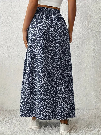 Aori – Elegante Maxiröcke mit hohem Bund und Blumenmuster