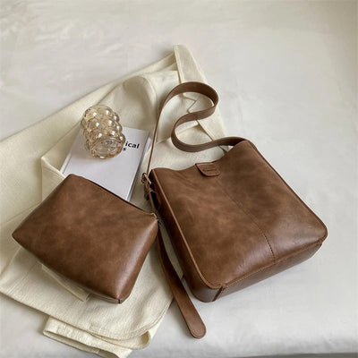 CAMILLA™ | Umhängetasche mit Pochette