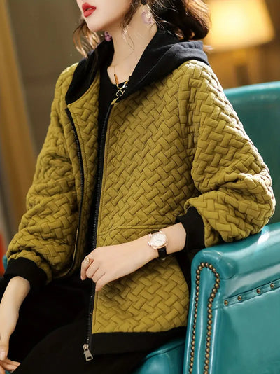 MIRELLE GESTEPPTE KAPUZENJACKE