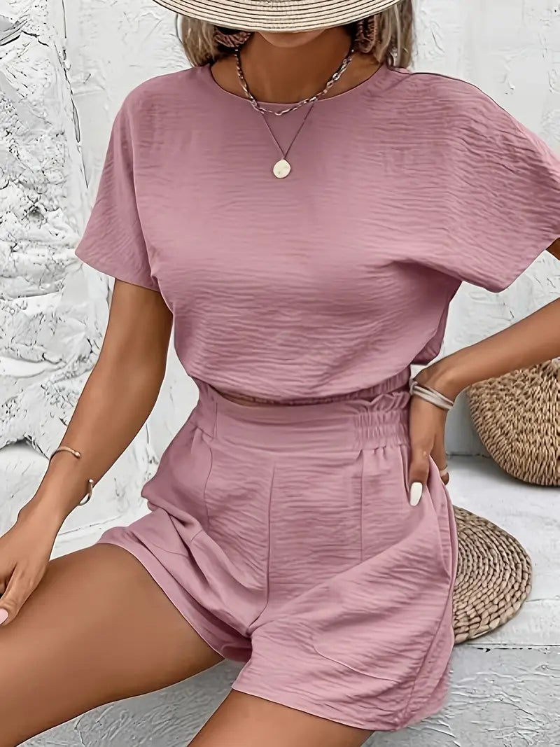 Aminna – Elegantes Top- und Shorts-Set