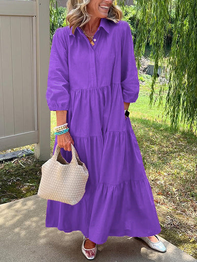 Amara | Maxi Kleid aus Baumwolle für den Alltag