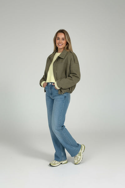 LUMIÈRE | FAUX SUÈDE BOMBERJACKE