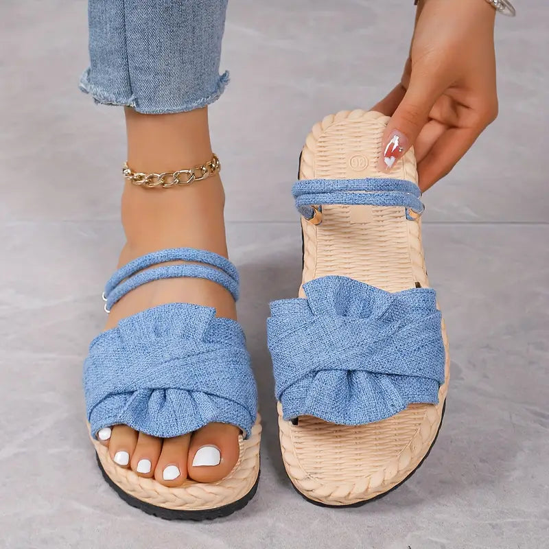 Lovi – Charmante Sandalen mit offener Spitze und Schleife