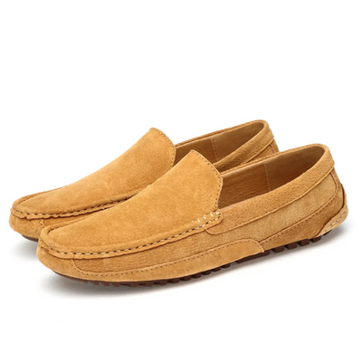 Giddeon | Herren Beige Mokassins | Bequem