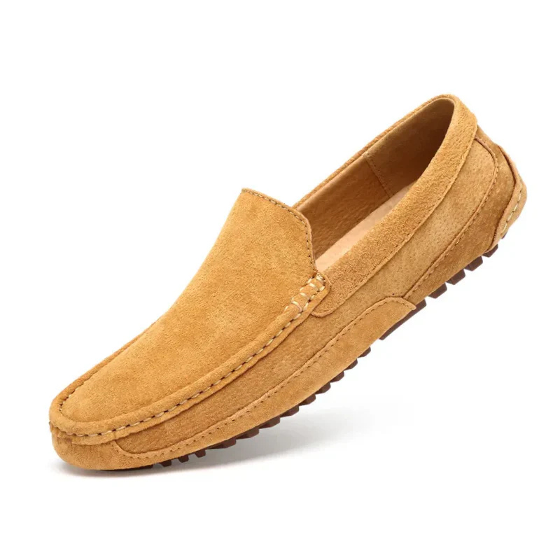Giddeon | Herren Beige Mokassins | Bequem