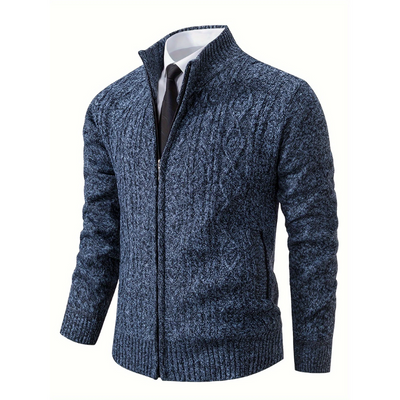 Bequeme Herrenstrickjacke für den Winter -Toni