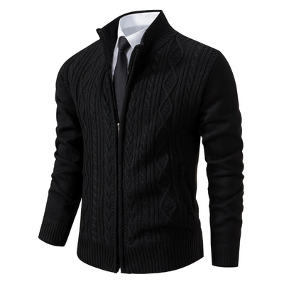 Bequeme Herrenstrickjacke für den Winter -Toni