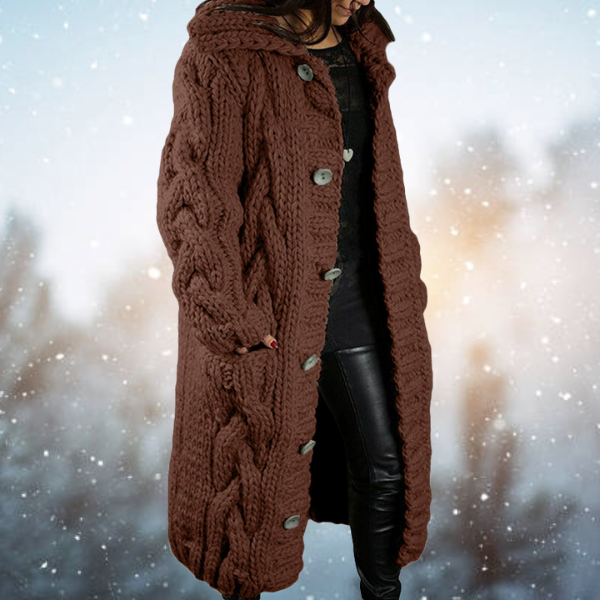 Bequeme Strickjacke aus Grobstrick - Yvonne