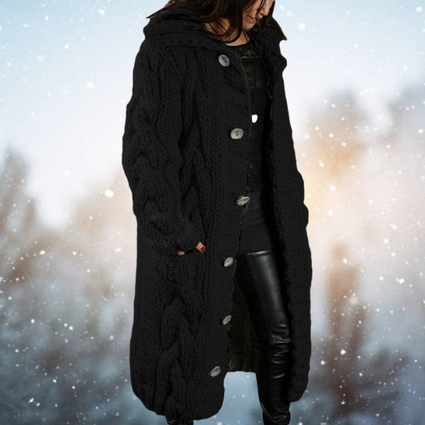 Bequeme Strickjacke aus Grobstrick - Yvonne