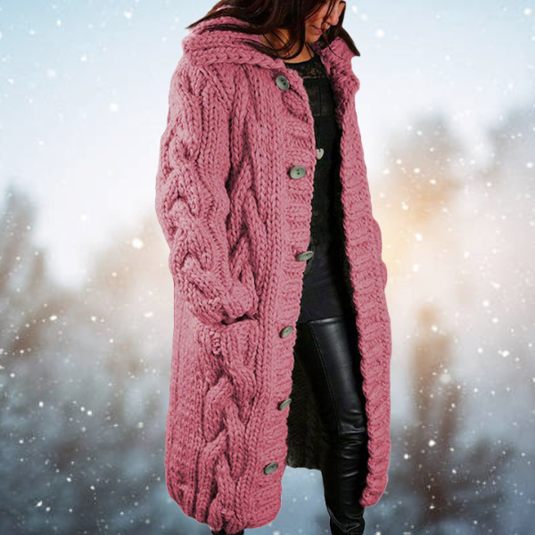Bequeme Strickjacke aus Grobstrick - Yvonne