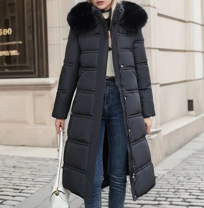 Bequeme wattierte Winterjacke für Frauen - Gabriele