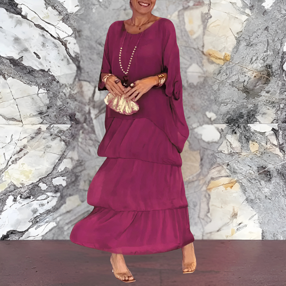VALENTINA BEZAUBERNDES LANGES KLEID