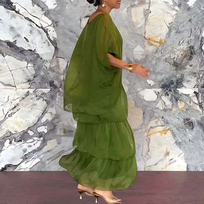 VALENTINA BEZAUBERNDES LANGES KLEID