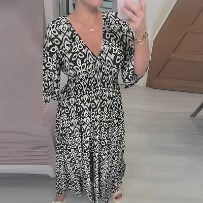 Frieda | Luftiges Sommerkleid mit V-Ausschnitt