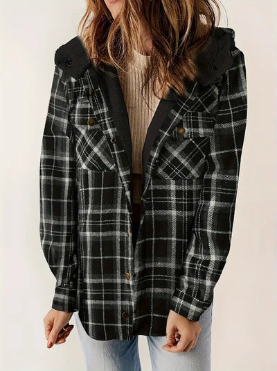 KARIERTER TEDDY FLEECE