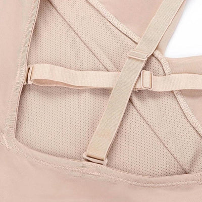 Shapewear-Body mit Brasilianische Höschen und einem V-Ausschnitt