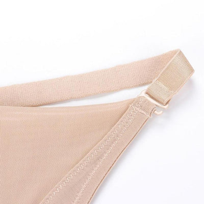 Shapewear-Body mit Brasilianische Höschen und einem V-Ausschnitt