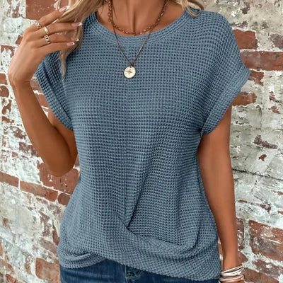 Selina – Leichtes Waffelstricktop