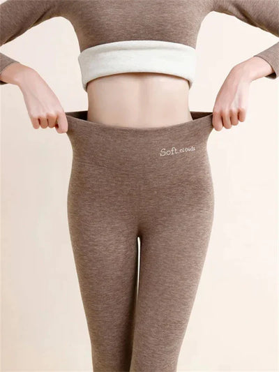 Zirevia – Kuschelige Leggings mit Fleecefutter und hoher Taille