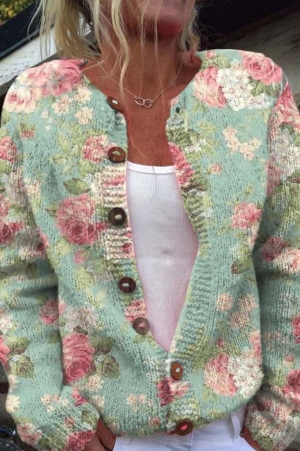 Merryn - Floral Cardigan