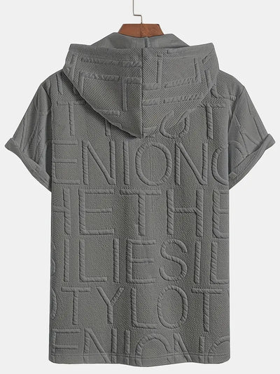 Henryk – Elegante Kurze Ärmel Kapuzen Mit Reißverschluss