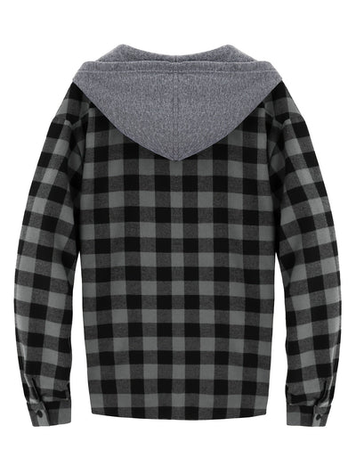 MAX HOODIE FLANELLJACKE