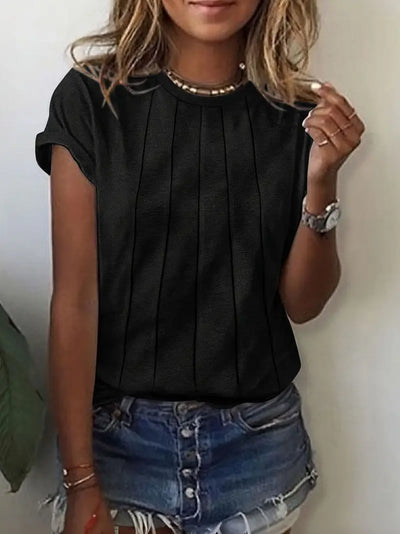 Vitaliya - Lässiges T-Hemd Mit Kurzen Ärmeln